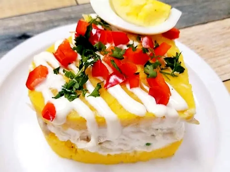 Causa Rellena de Pollo